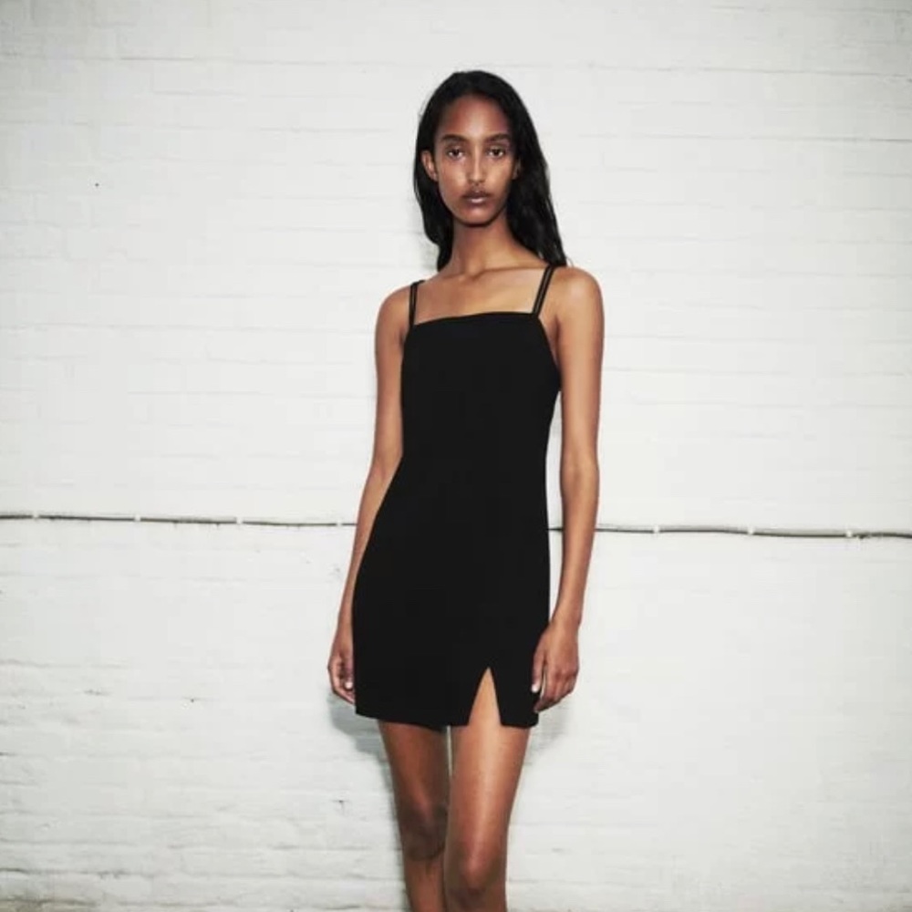 COPY - ZARA NWT Mini Dress With Vent XL